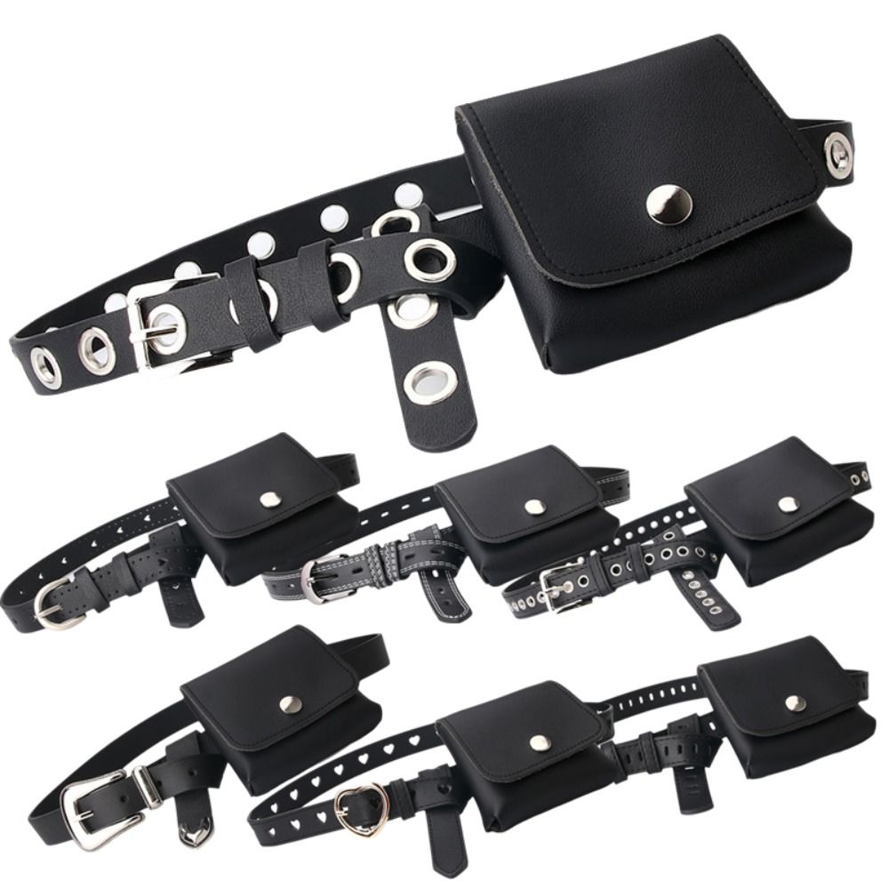 Belt Bag Leather Wide - Gifts PU Leather Women Waist Bag