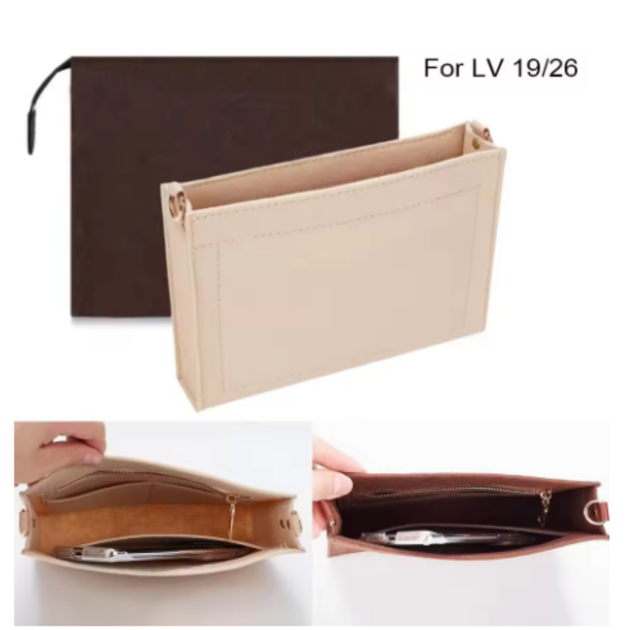 Luxury Bags Vip - Tidy Felt Handbag Insert Bag Cosmetic