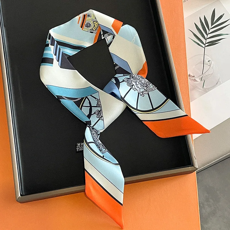 Luxury Bags Store - Luxury Brand Printed Bag Strap Scarf