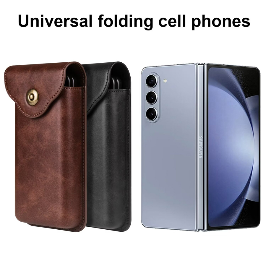 For Samsung Galaxy Z Fold 7/Fo - Belt Bag Leather Wide recension och pris