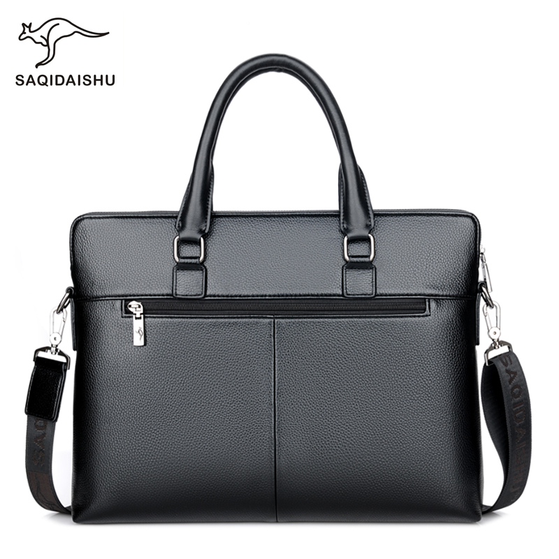 Men Leather Shoulder Bag Busin - Luxury Bags For Men recension och pris