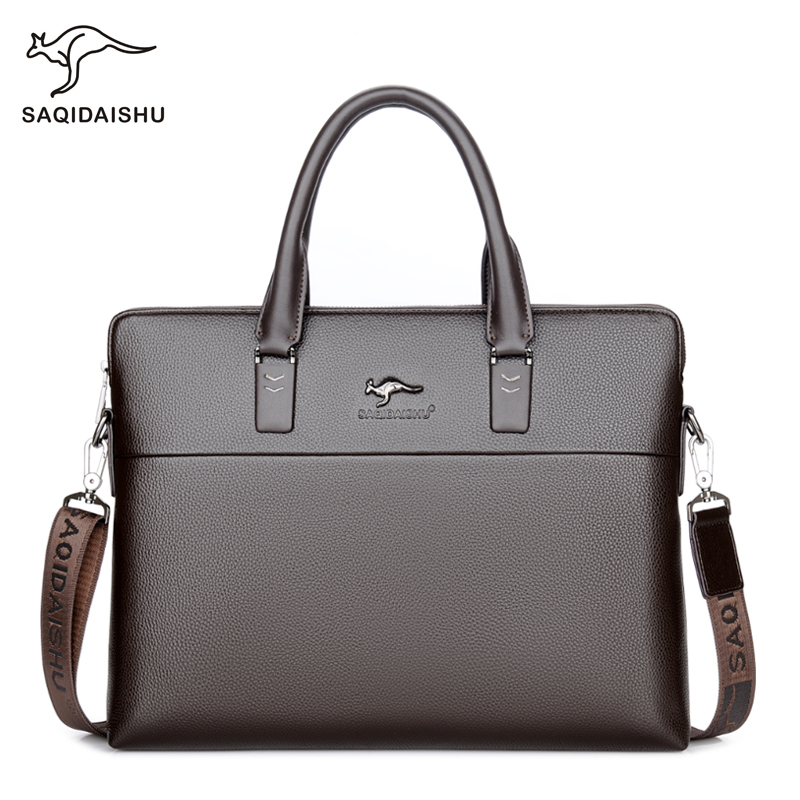 Men Leather Shoulder Bag Busin - Luxury Bags For Men recension och pris