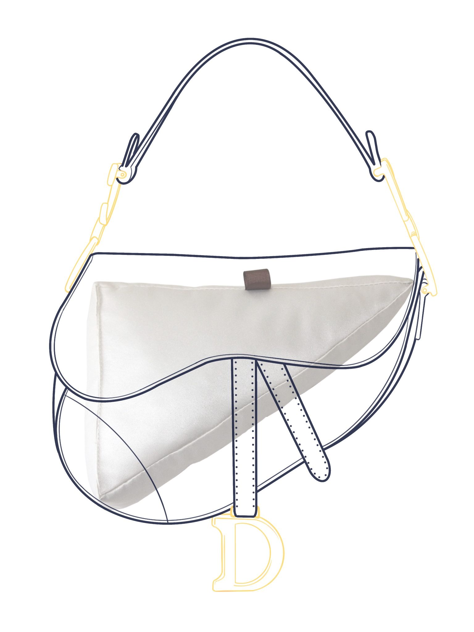 Fit For Saddle Bag Luxury Hand - Luxury Bags Dior recension och pris