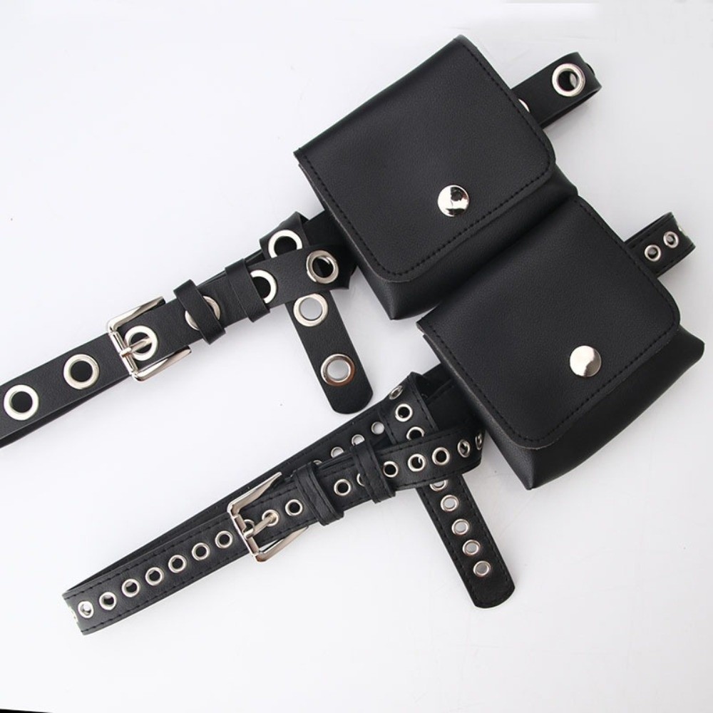 Gifts PU Leather Women Waist B - Belt Bag Leather Wide recension och pris
