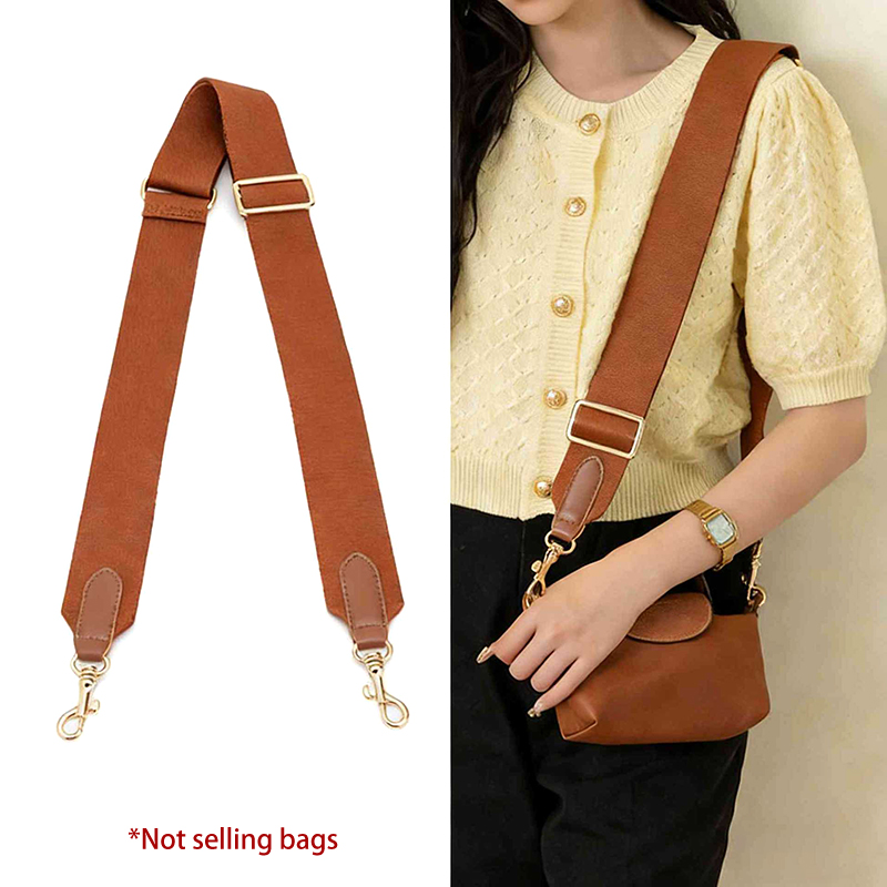 Solid Color Bag Strap Designer - Belt Bag Leather Wide recension och pris