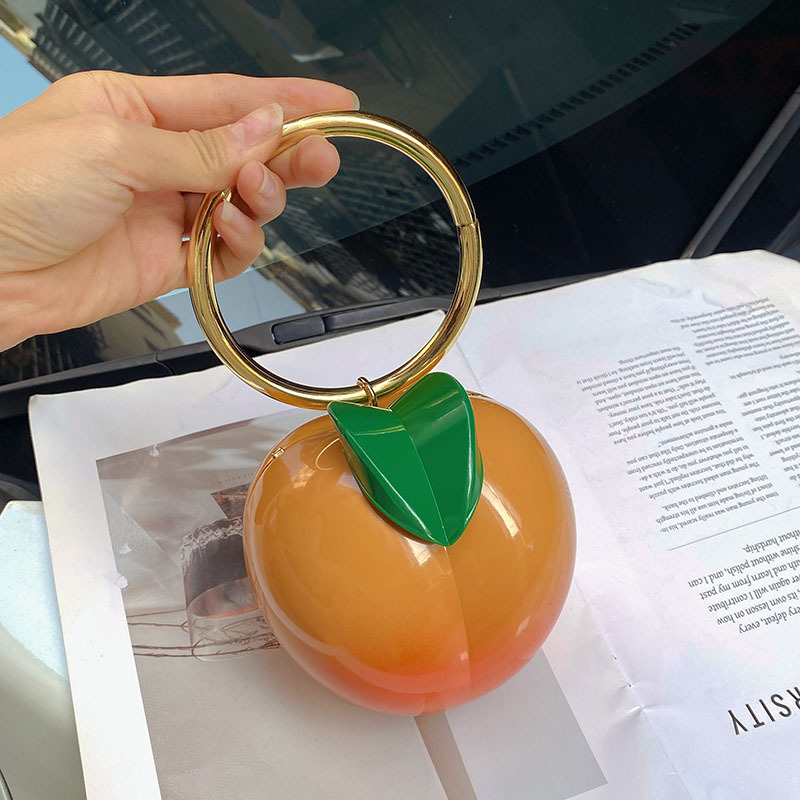 New Yellow Peach Design Women  - Luxury Bags Cute recension och pris