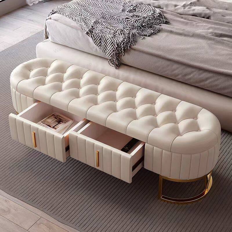 Light luxury shoe change stool - Luxury Bags Entry recension och pris