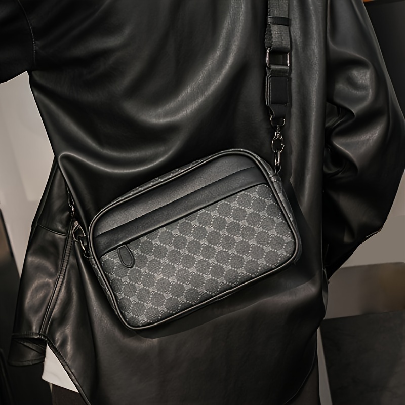 Men Classic Print PU Crossbody - Luxury Bags For Men recension och pris