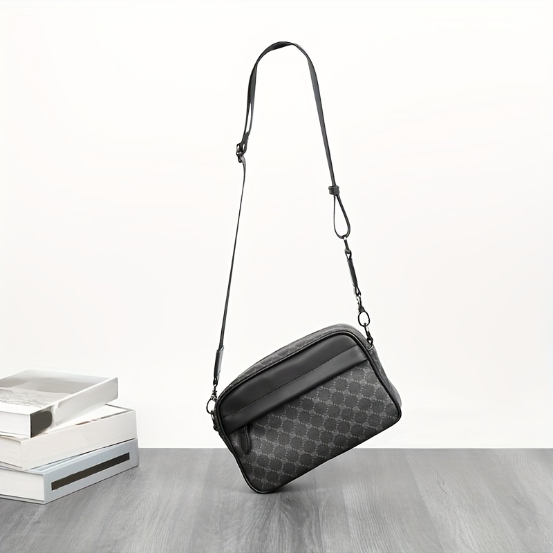 Men Classic Print PU Crossbody - Luxury Bags For Men recension och pris