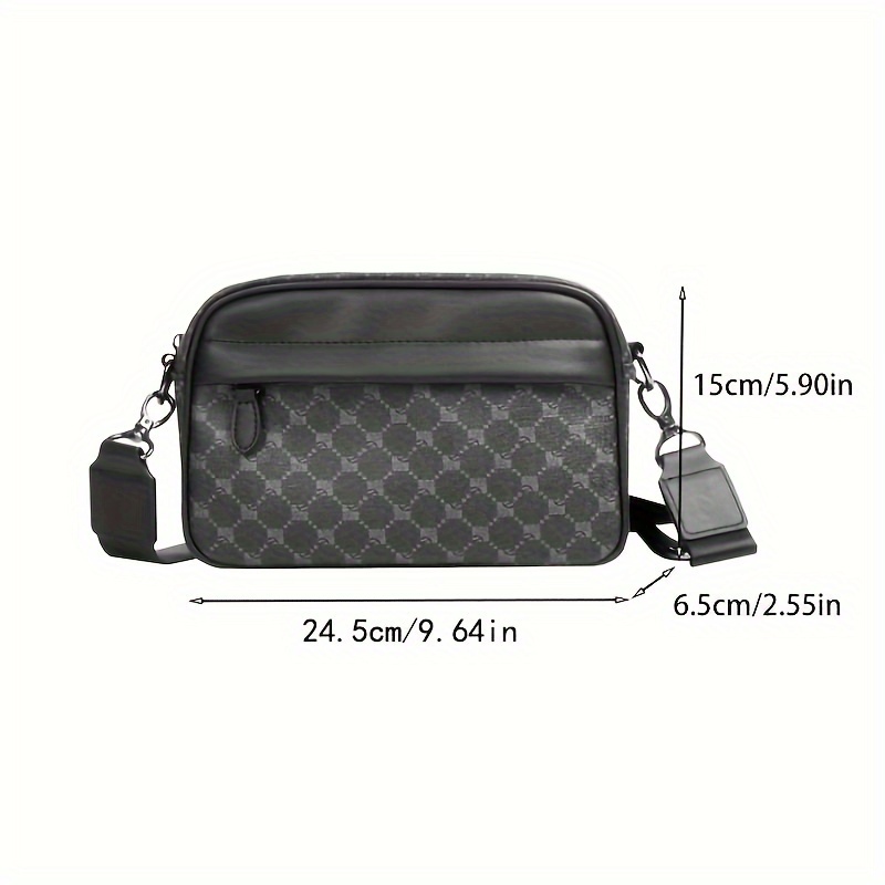Men Classic Print PU Crossbody - Luxury Bags For Men recension och pris