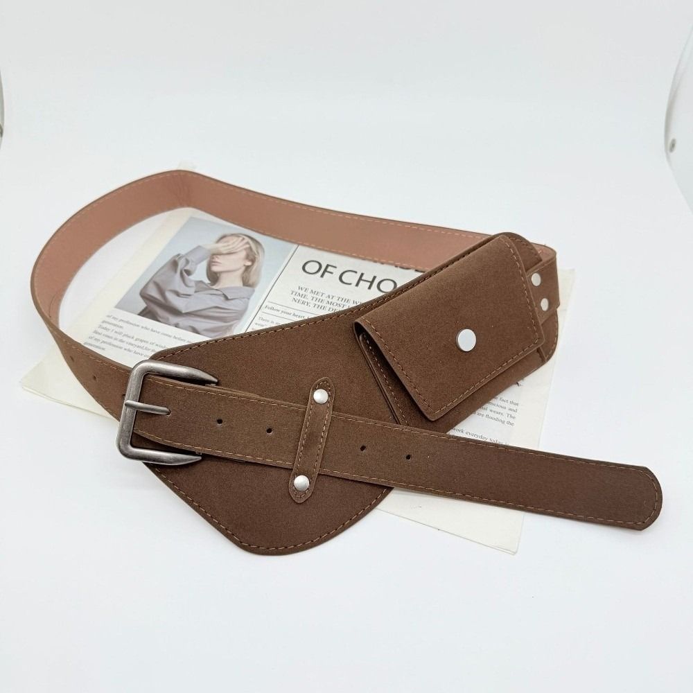 Western Cowboy Style PU Pin Bu - Belt Bag Leather Wide recension och pris