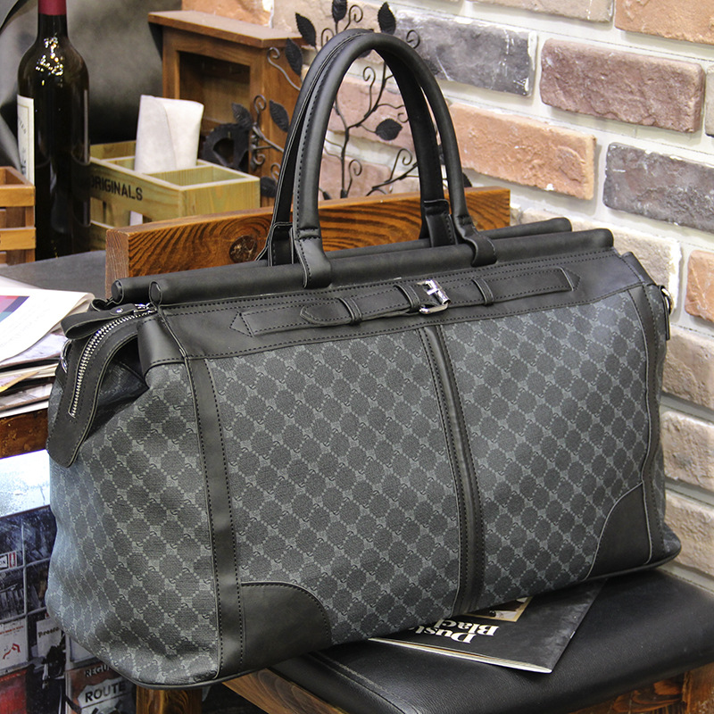 Fashion Plaid Travel Bag Men H - Luxury Bags For Men recension och pris