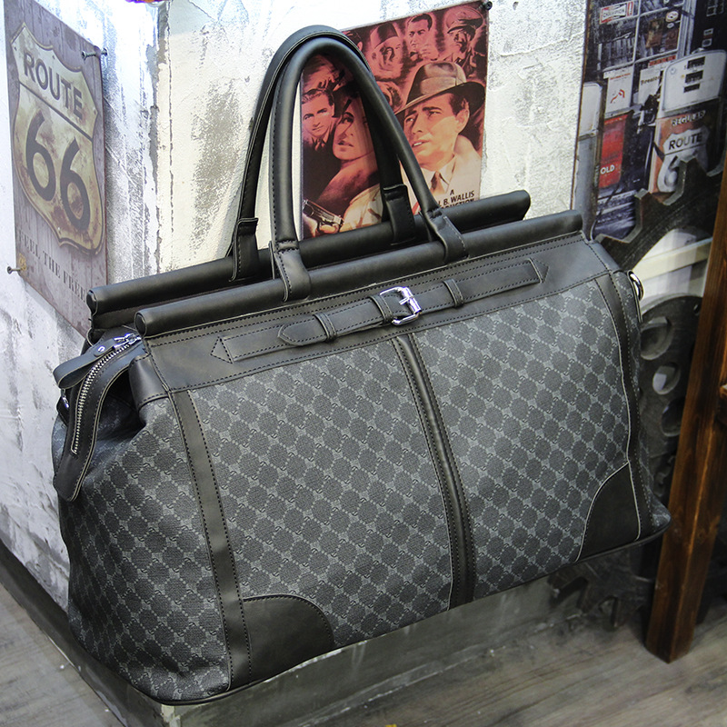 Fashion Plaid Travel Bag Men H - Luxury Bags For Men recension och pris