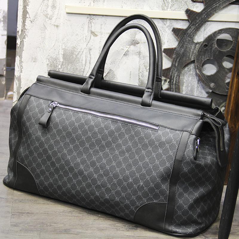 Fashion Plaid Travel Bag Men H - Luxury Bags For Men recension och pris