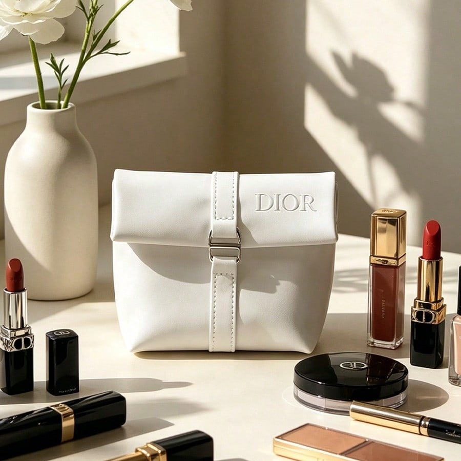 Dior’s Bag White Cosmetic Bag  - Luxury Bags Dior recension och pris