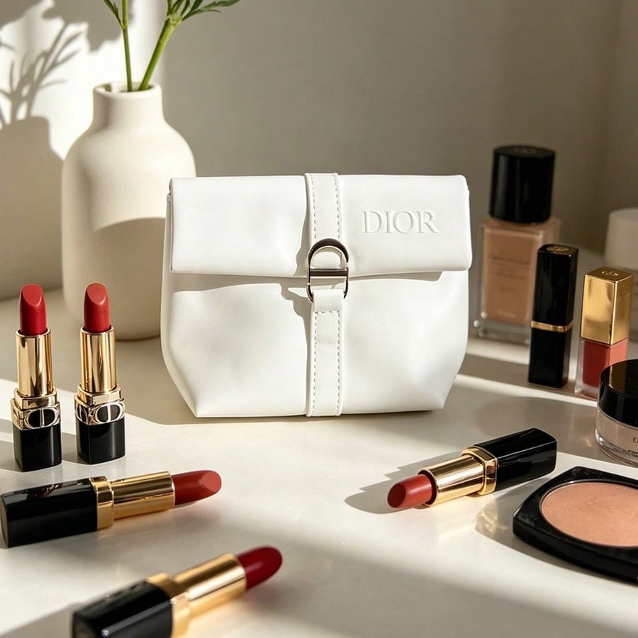 Dior’s Bag White Cosmetic Bag  - Luxury Bags Dior recension och pris
