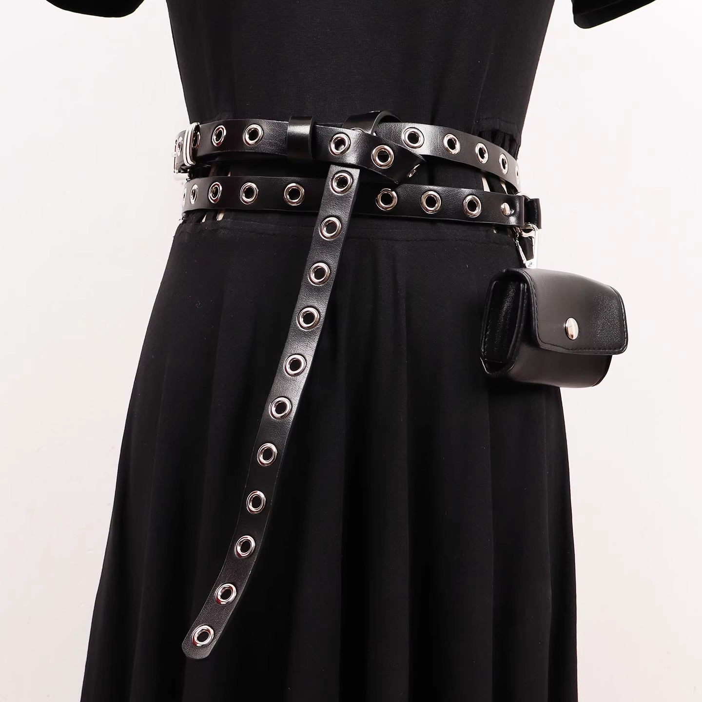 Women's Runway Fashion Genuine - Belt Bag Leather Wide recension och pris