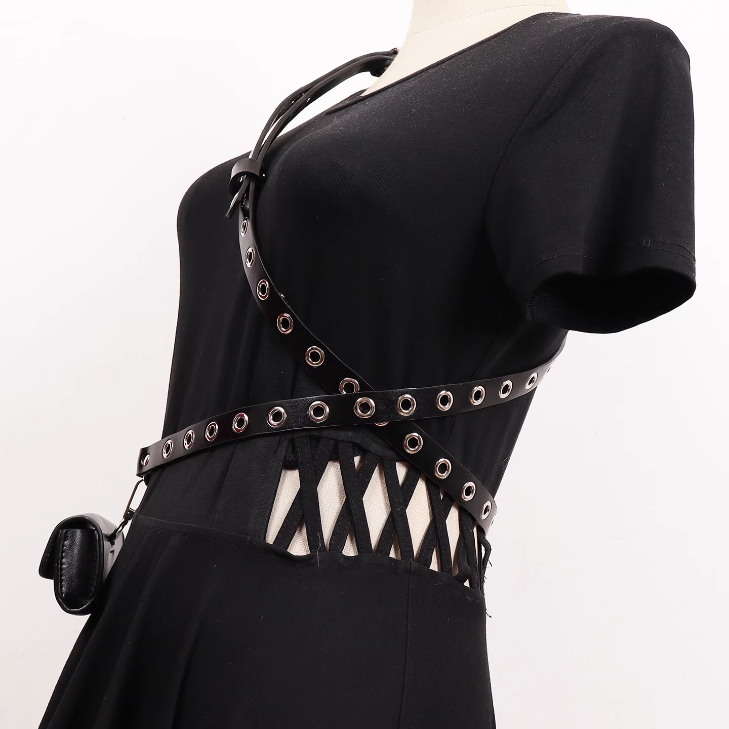 Women's Runway Fashion Genuine - Belt Bag Leather Wide recension och pris