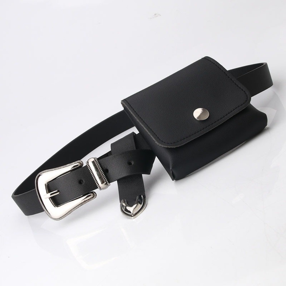 Gifts PU Leather Women Waist B - Belt Bag Leather Wide recension och pris