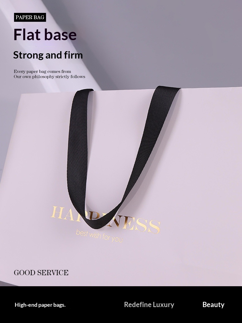 Luxury White Cardboard Paper B - Luxury Bags Store recension och pris