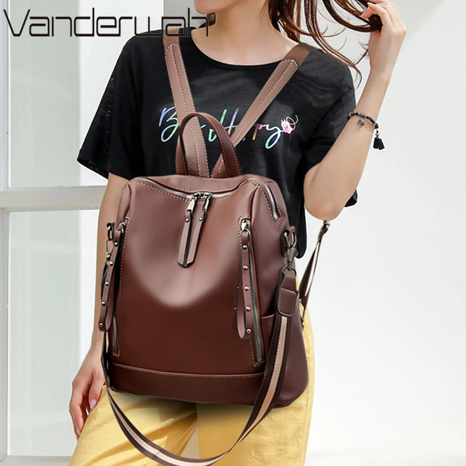 Brand Luxury Backpacks Soft Le - Luxury Bags Store recension och pris