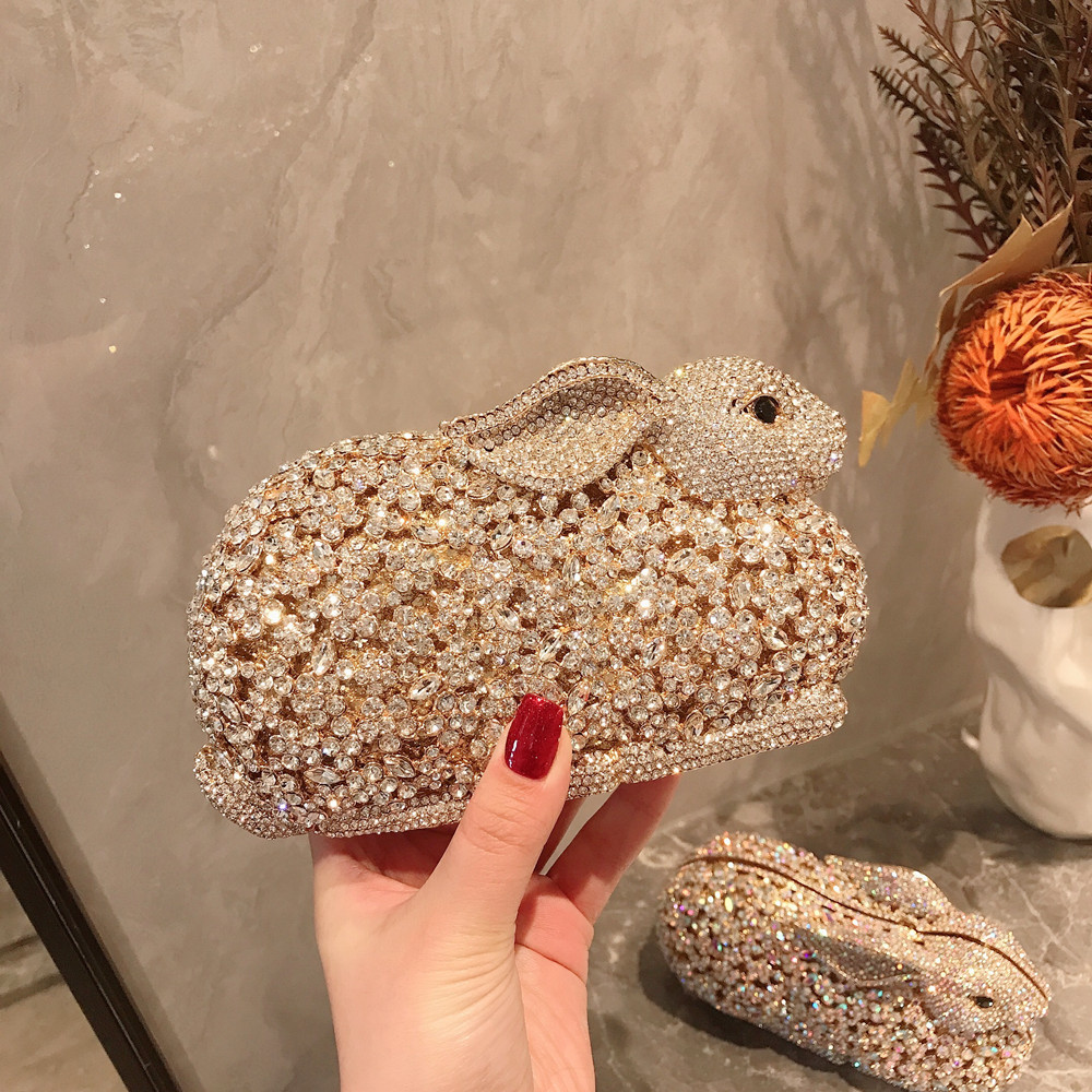 Luxury Cute Rabbit Metal Box C - Luxury Bags Cute recension och pris