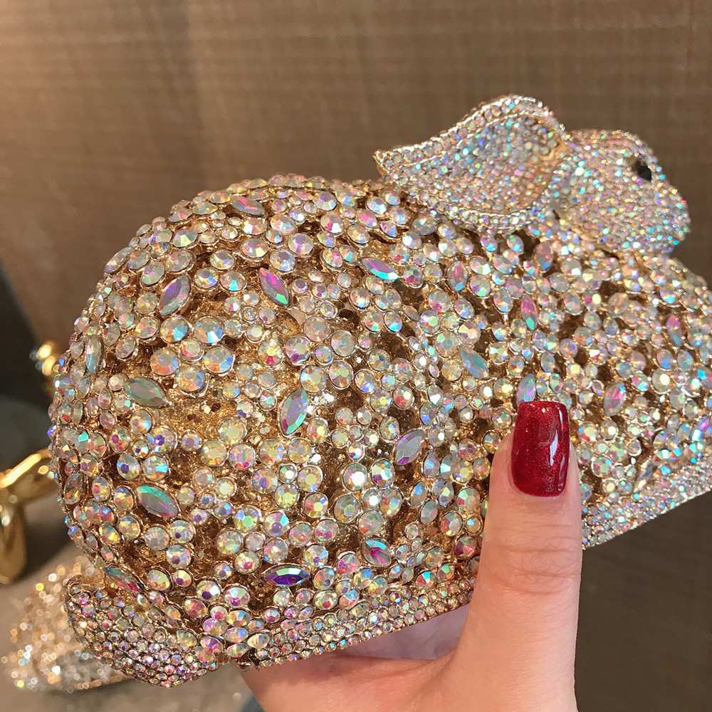 Luxury Cute Rabbit Metal Box C - Luxury Bags Cute recension och pris