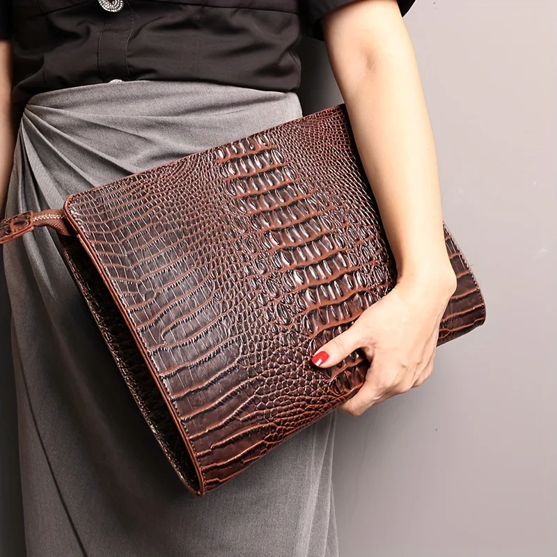 Luxury Crocodile Pattern Men C - Luxury Bags Vip recension och pris