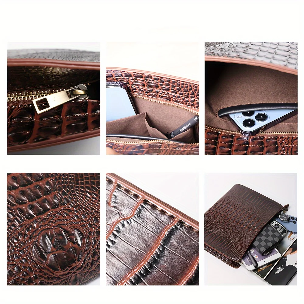 Luxury Crocodile Pattern Men C - Luxury Bags Vip recension och pris
