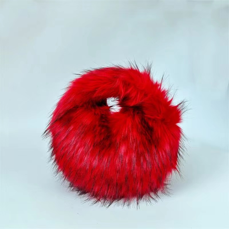 Fur Women's Small Half Moon Ba - Luxury Bags Cute recension och pris