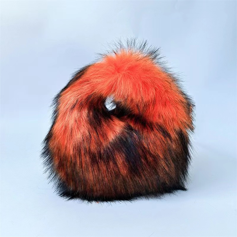 Fur Women's Small Half Moon Ba - Luxury Bags Cute recension och pris