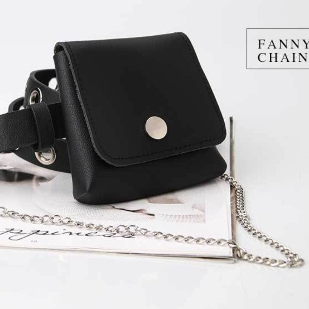 New PU Leather Women Waist Bag - Belt Bag Leather Wide recension och pris