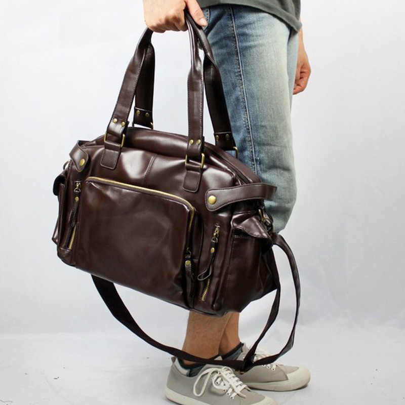 Casual Boston Handbag Men Luxu - Luxury Bags For Men recension och pris