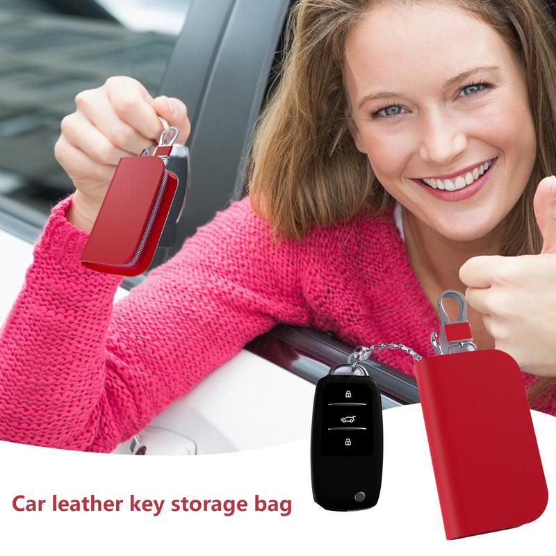 Car Key Fob Case Leather Car S - Luxury Bags Entry recension och pris