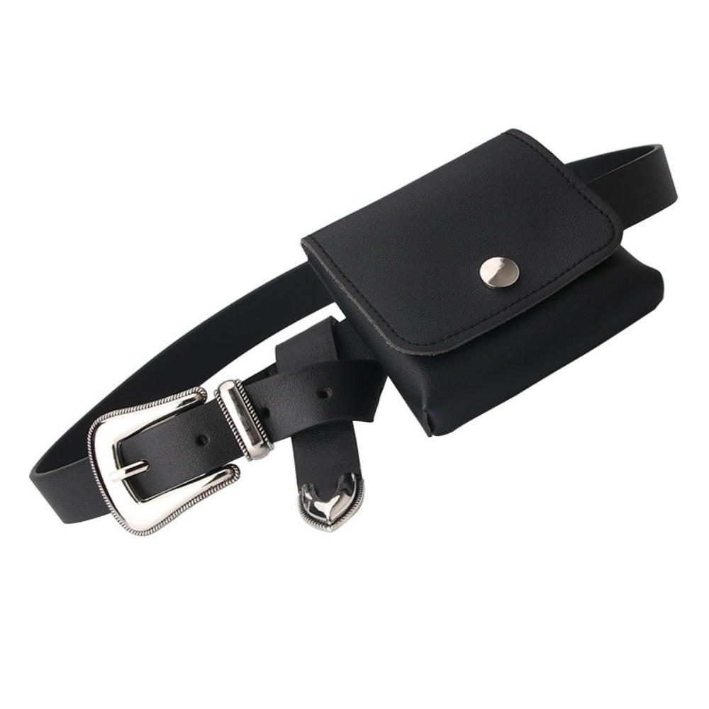 Gifts PU Leather Women Waist B - Belt Bag Leather Wide recension och pris