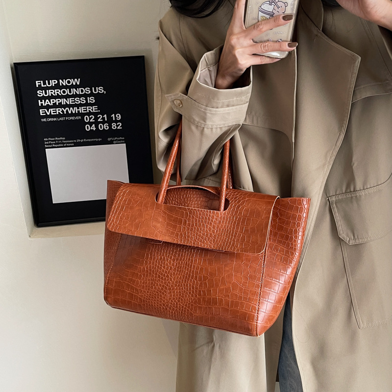 2024 New in Stone Pattern Big  - Luxury Bags Vip recension och pris