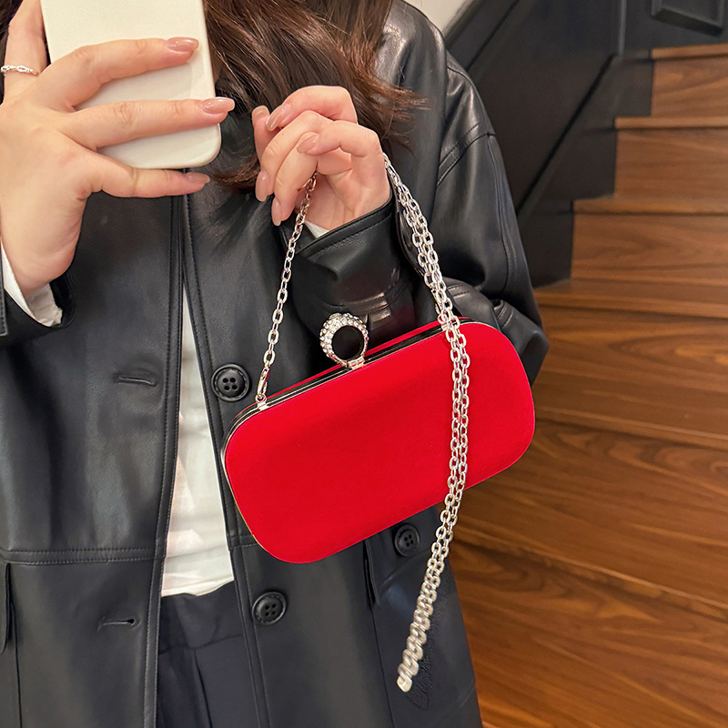Black Velvet Handbag for Women - Luxury Bags Vip recension och pris
