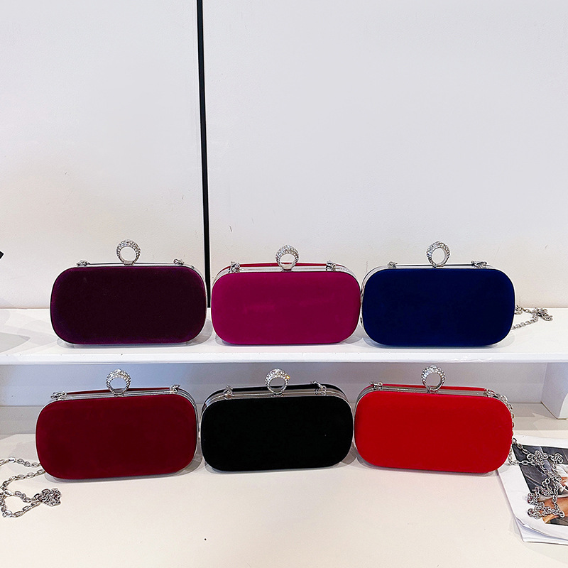 Black Velvet Handbag for Women - Luxury Bags Vip recension och pris